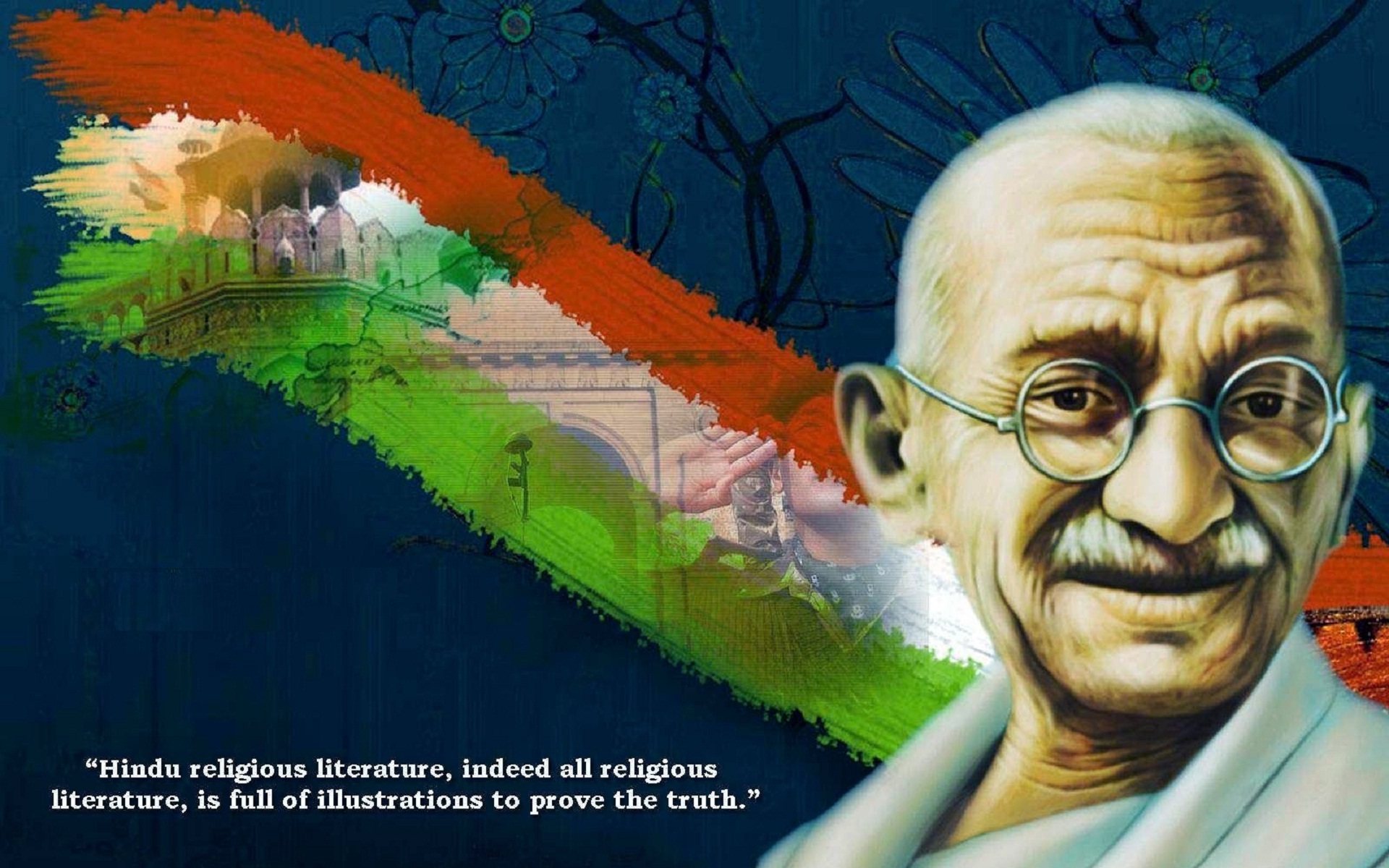Detail Mahatma Gandhi Wallpaper Nomer 35