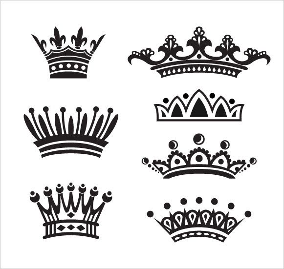 Detail Mahkota Queen Vector Nomer 10