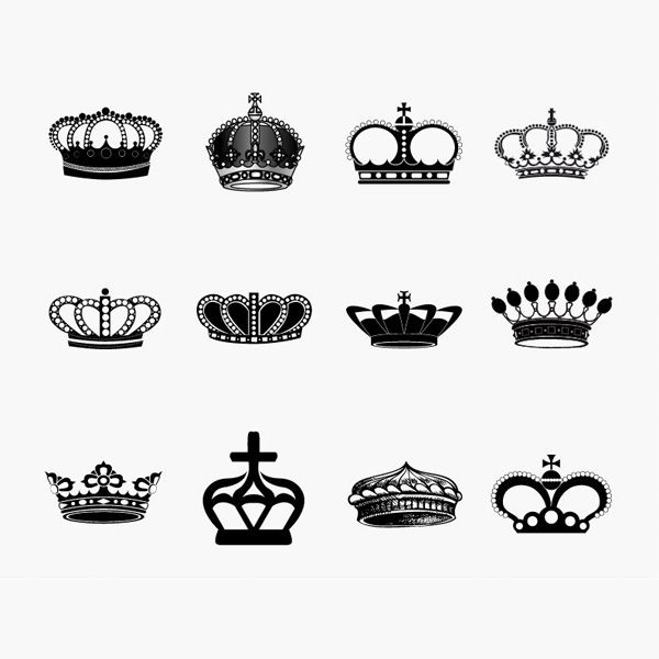 Detail Mahkota Queen Vector Nomer 22