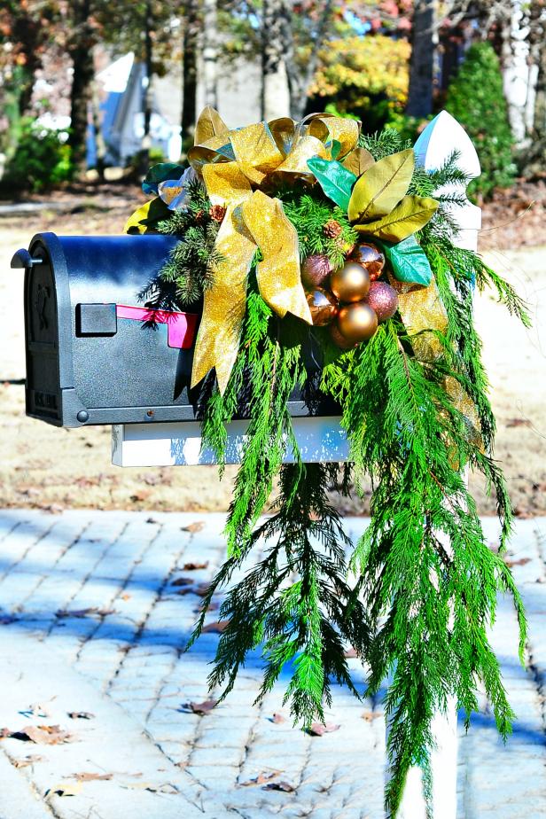 Detail Mailbox Christmas Swags Nomer 50