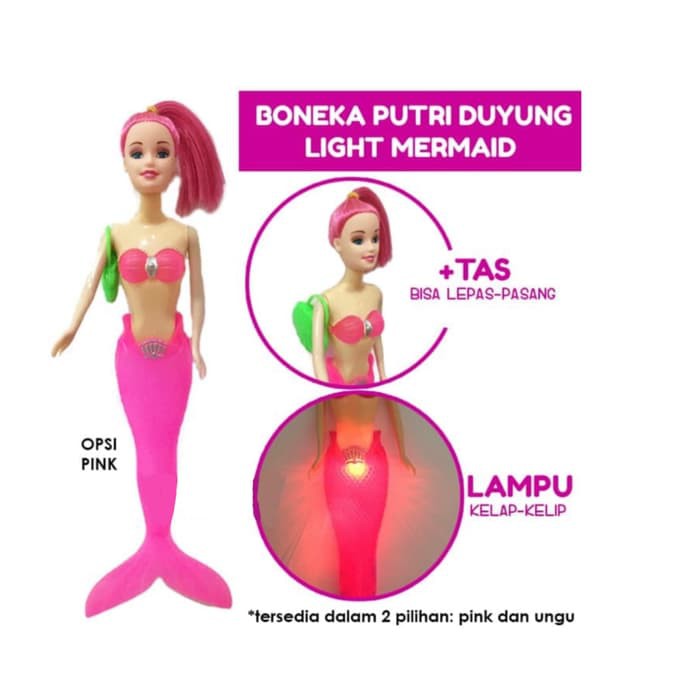 Detail Mainan Barbie Putri Duyung Nomer 42