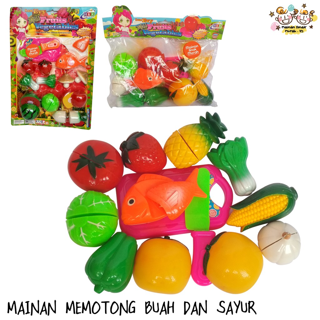 Detail Mainan Buah Potong Plastik Nomer 12