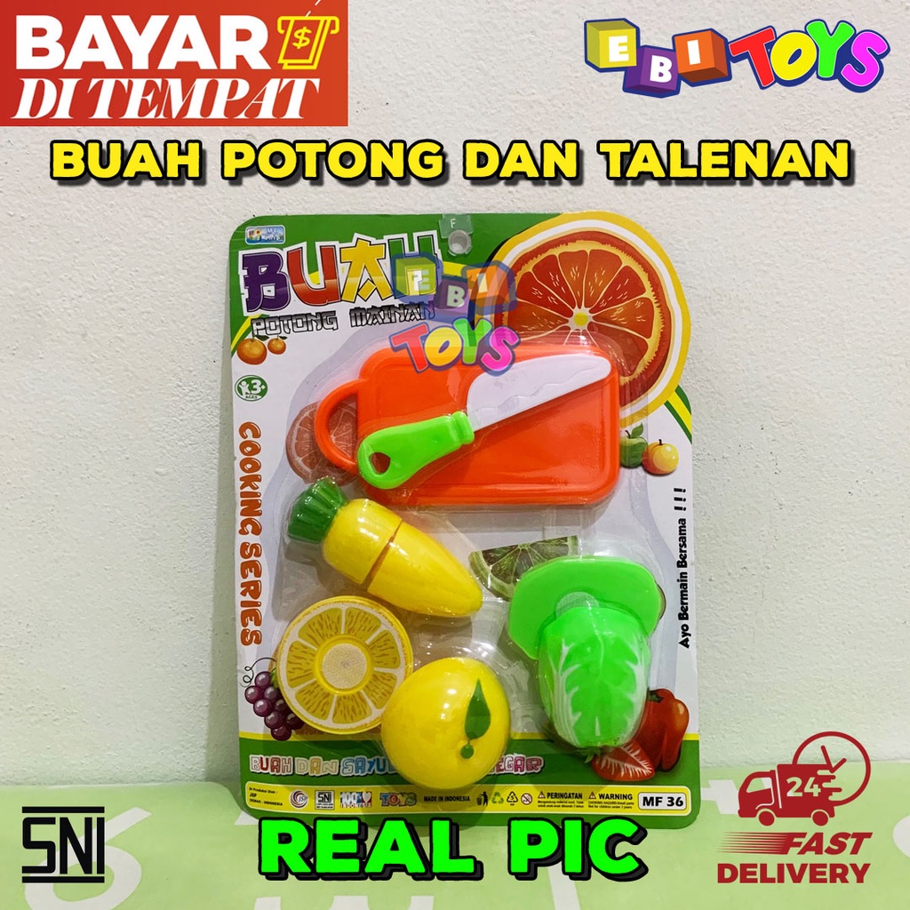 Detail Mainan Buah Potong Plastik Nomer 30