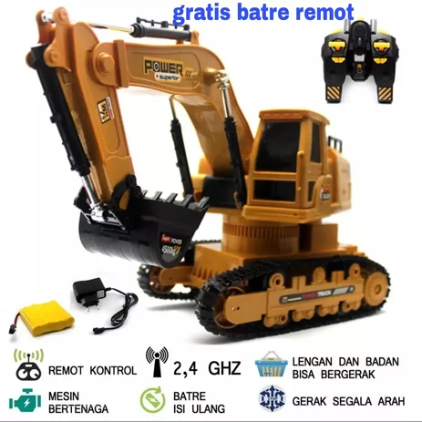 Detail Mainan Excavator Remote Control Nomer 3