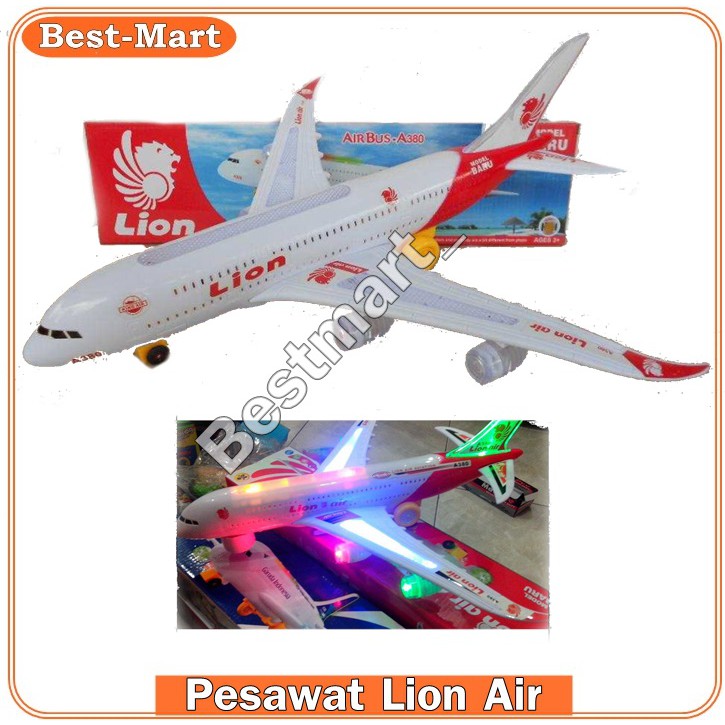 Detail Mainan Pesawat Lion Air Nomer 3