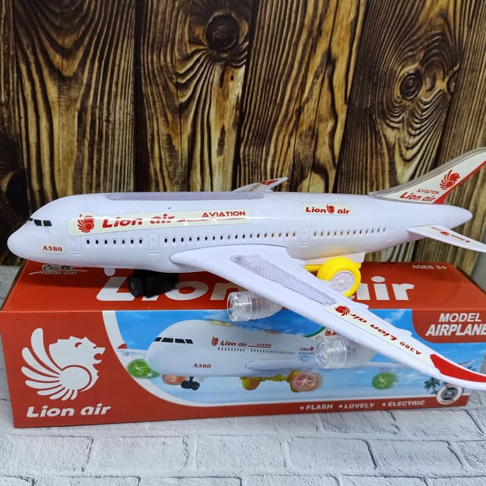 Detail Mainan Pesawat Lion Air Nomer 47