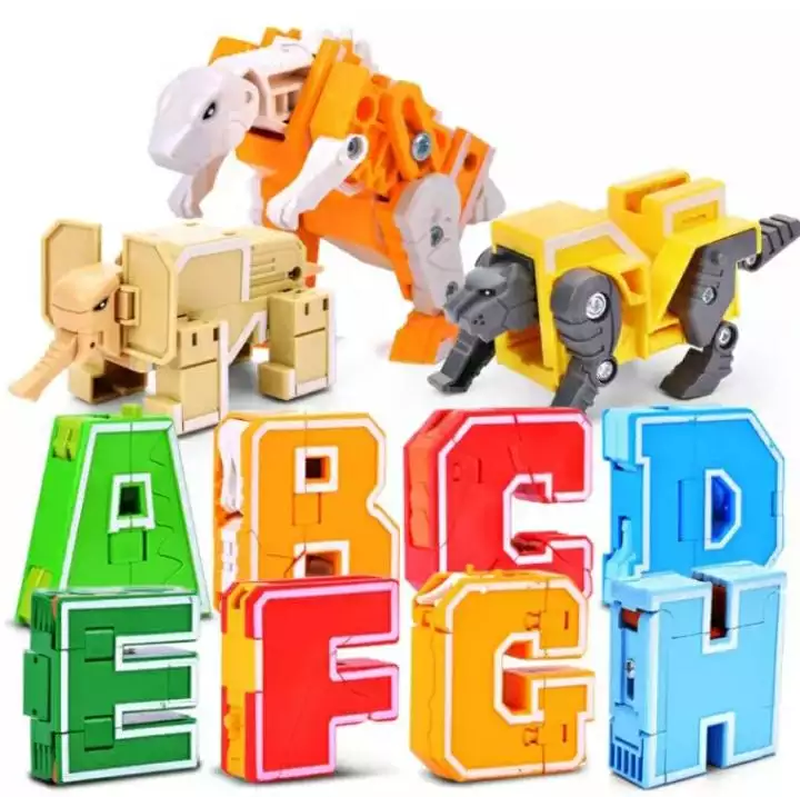 Detail Mainan Robot Huruf Nomer 35