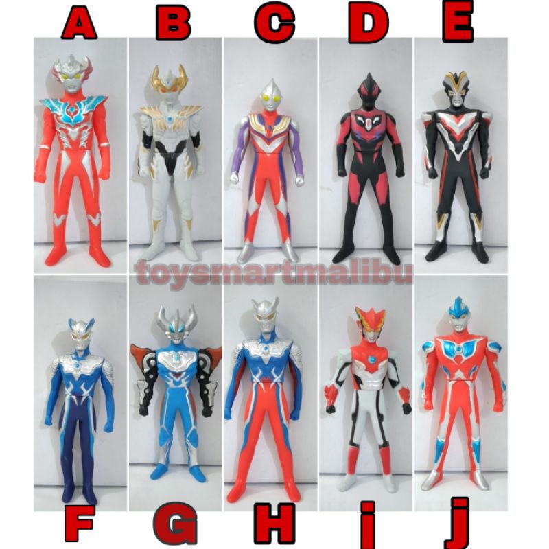 Detail Mainan Ultraman Zero Nomer 21