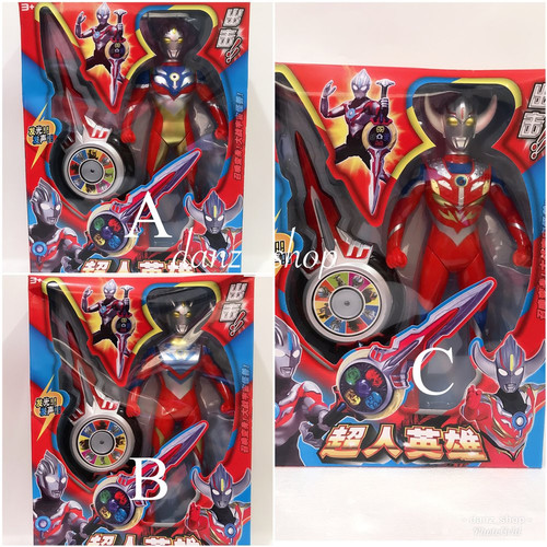 Detail Mainan Ultraman Zero Nomer 42