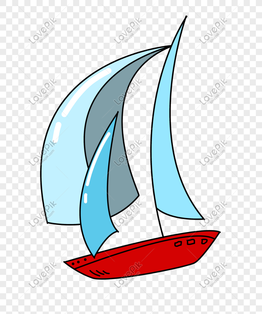 Detail Perahu Layar Vector Nomer 17