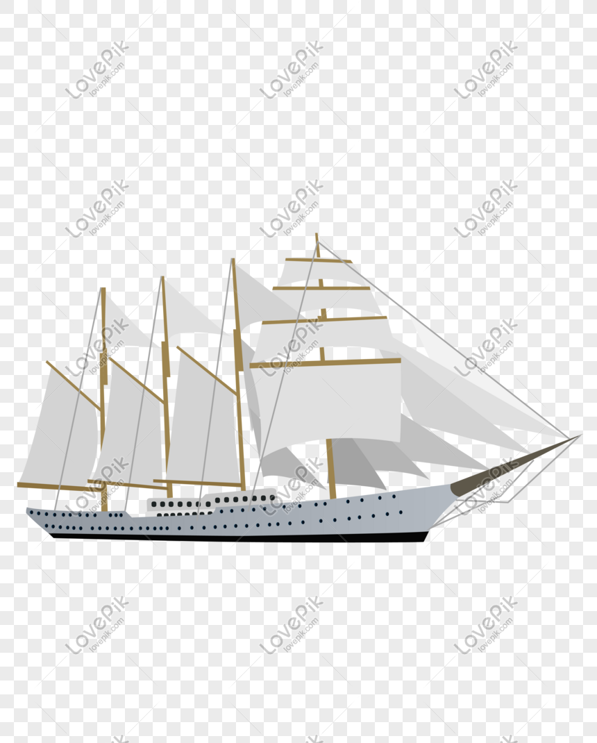 Detail Perahu Layar Vector Nomer 45