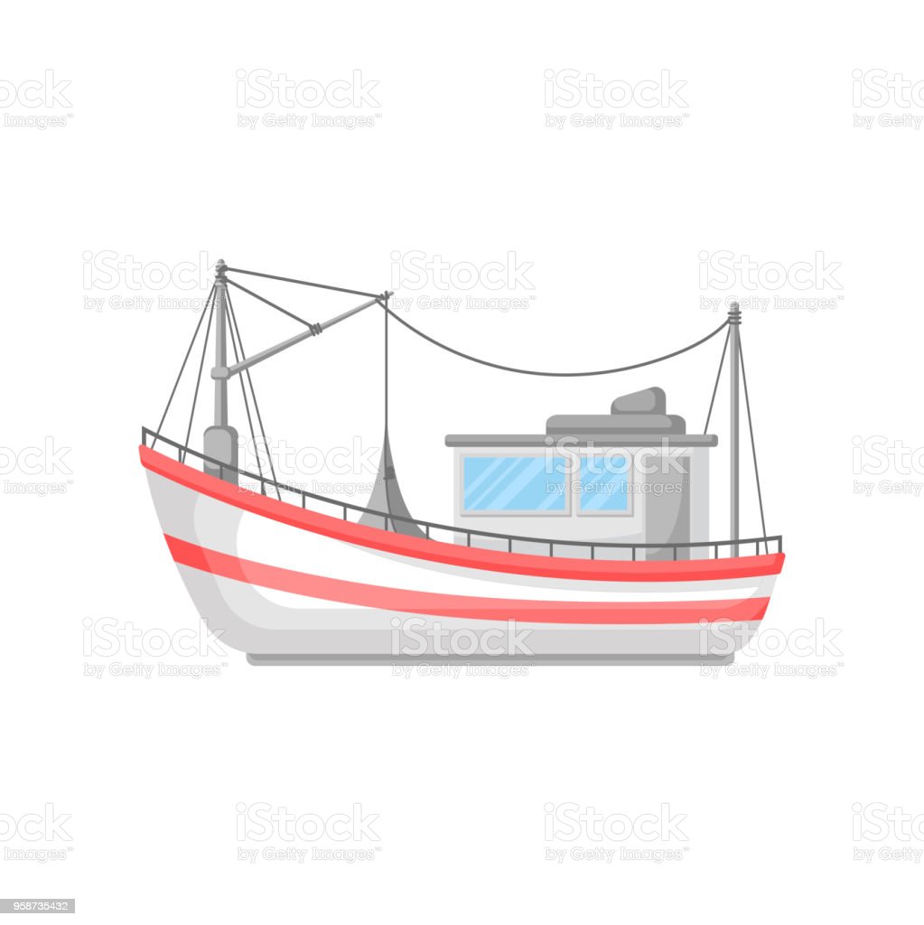 Detail Perahu Nelayan Vector Nomer 14