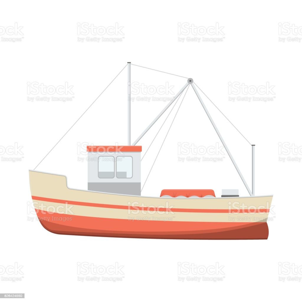 Detail Perahu Nelayan Vector Nomer 19