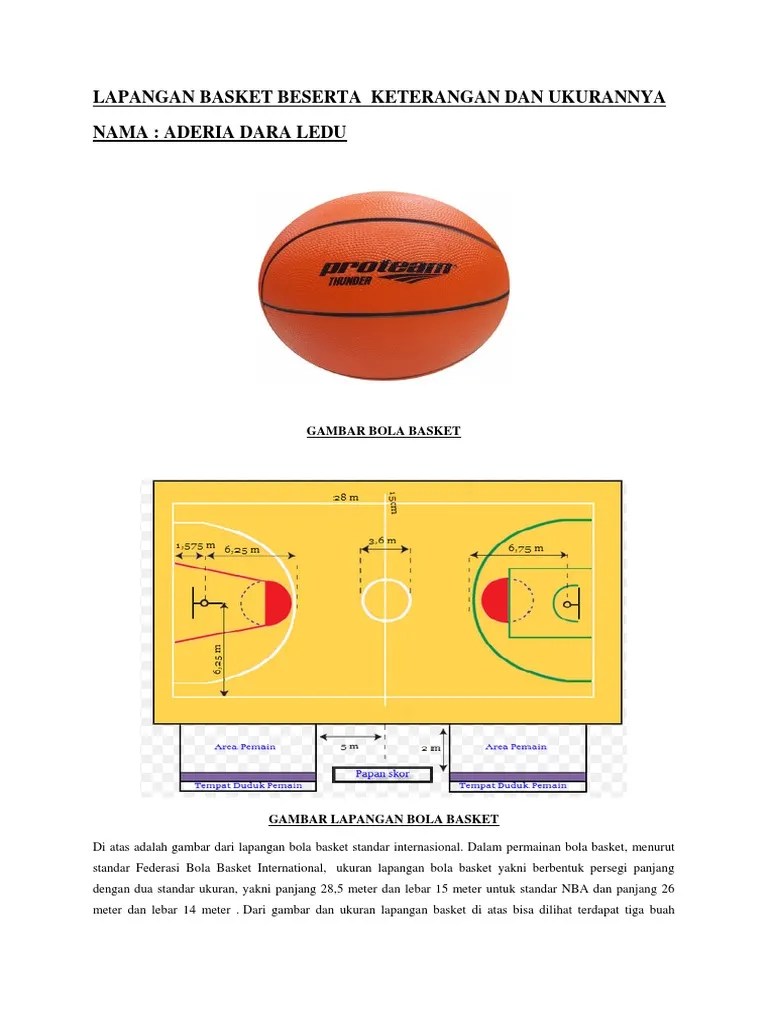 Detail Peralatan Permainan Bola Basket Nomer 19