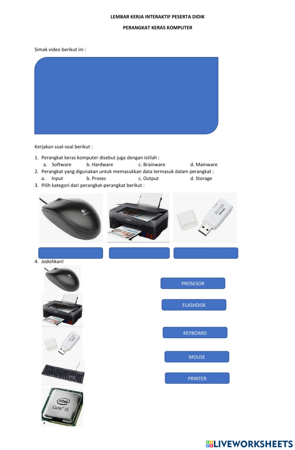 Detail Perangkat Keras Input Nomer 41