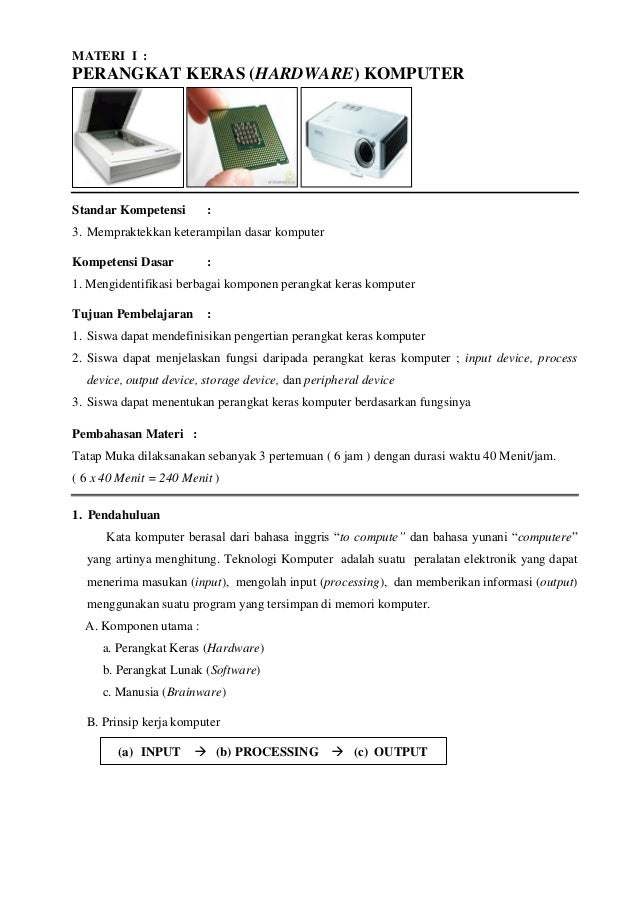 Detail Perangkat Keras Input Nomer 44