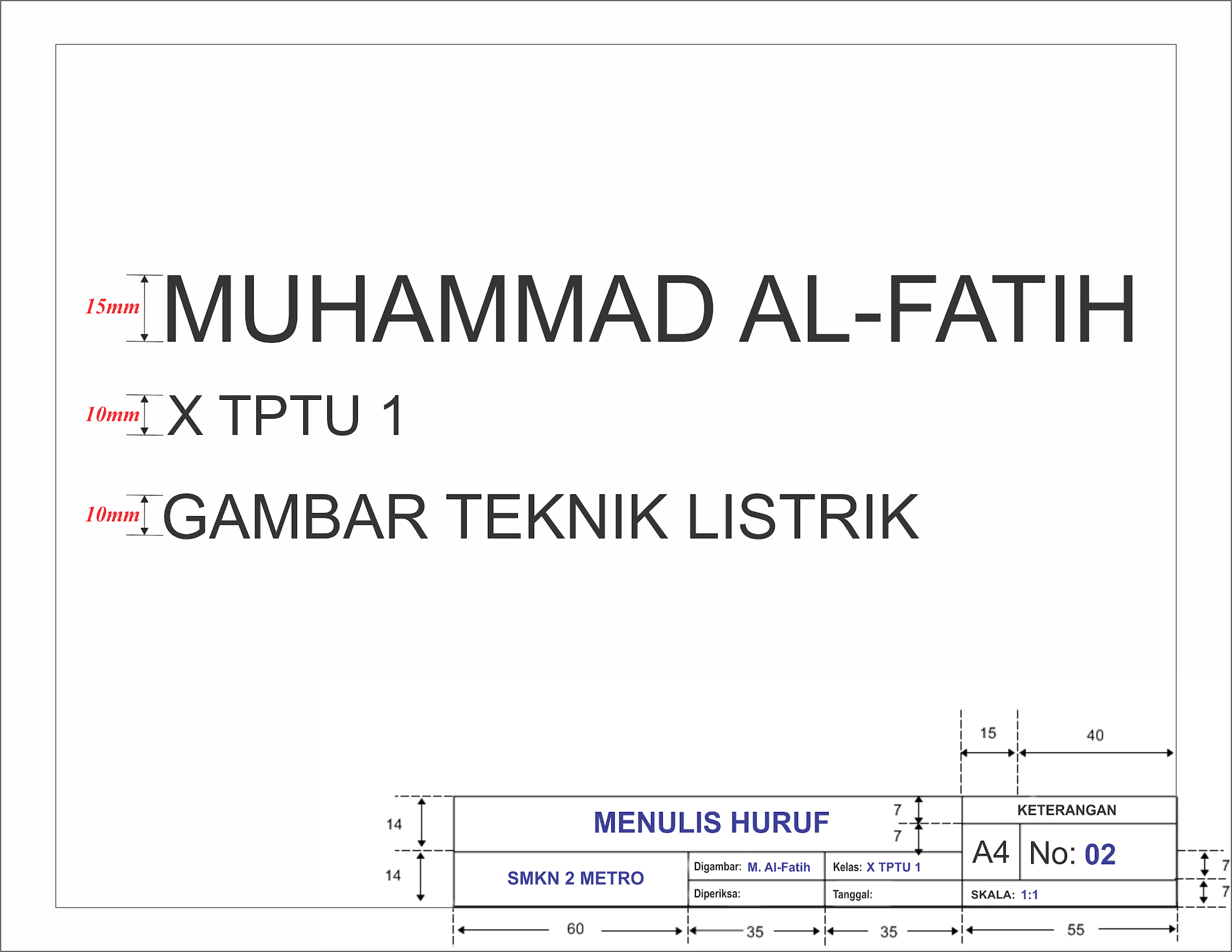 Detail Peraturan Nama Di Gambar Teknik Nomer 19