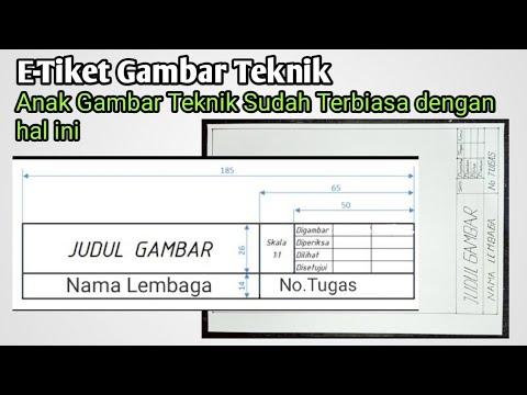 Detail Peraturan Nama Di Gambar Teknik Nomer 5