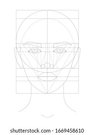 Detail Perfect Face Ratio Template Nomer 37