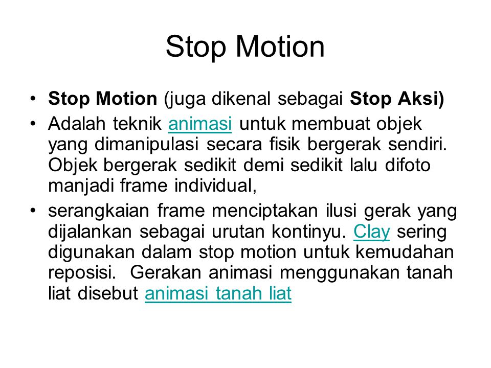 Detail Pergerakan Stop Motion Gambar Pergerakan Manuasia Nomer 39
