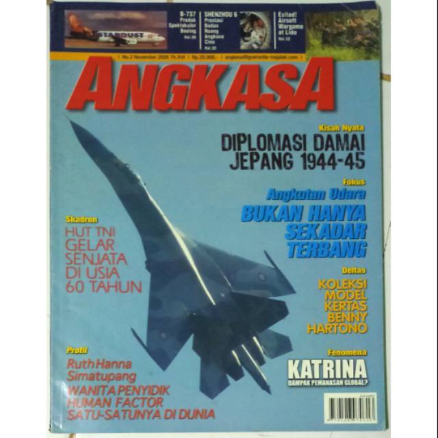 Detail Majalah Militer Angkasa Nomer 22