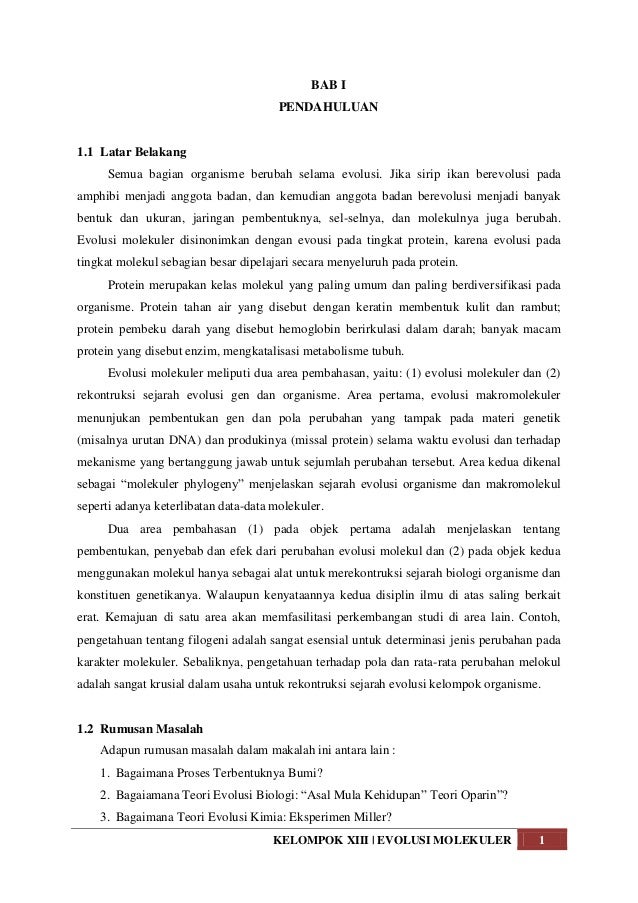 Detail Makalah Biologi Tentang Mekanisme Evolusi Dan Gambar Nomer 7