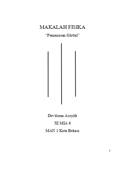 Detail Makalah Fisika Tentang Efek Rumah Kaca Nomer 43