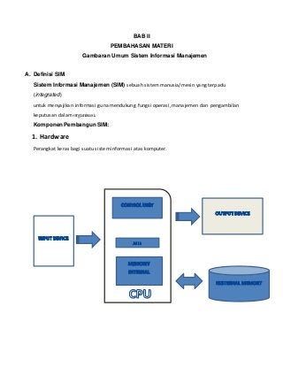 Detail Makalah Gambaran Umum Sistem Informasi Manajemen Nomer 2