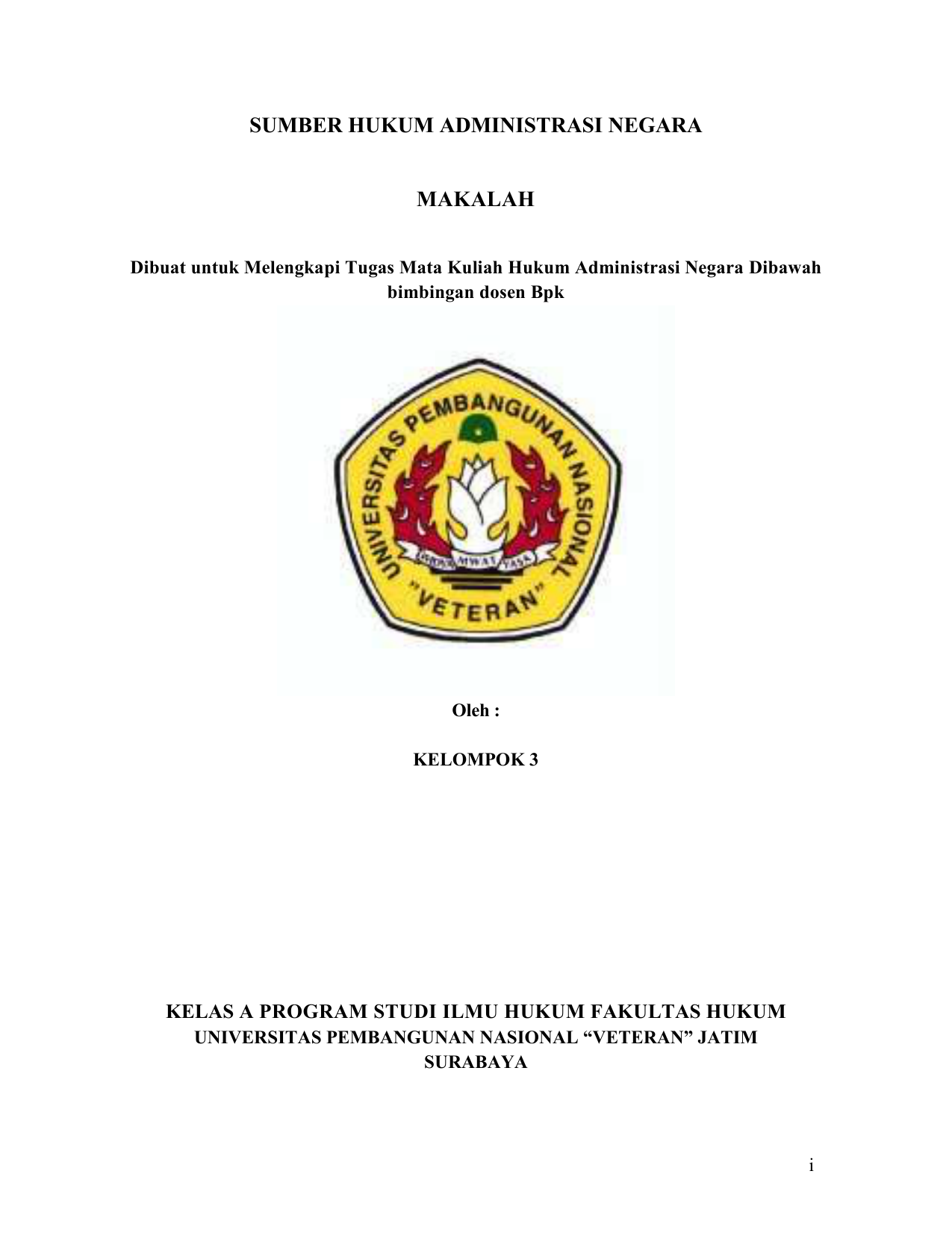 Detail Makalah Hukum Administrasi Negara Doc Nomer 13