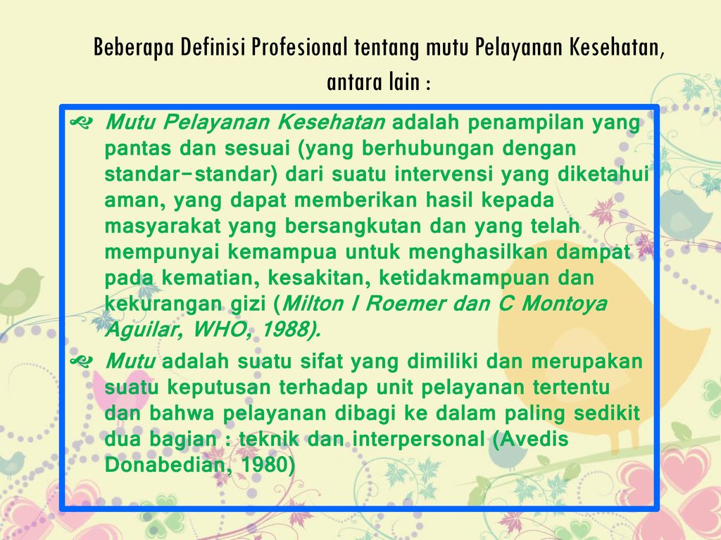 Detail Makalah Mutu Pelayanan Rumah Sakit Nomer 28