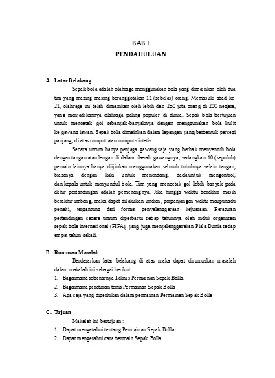 Detail Makalh Sepak Bola Nomer 34