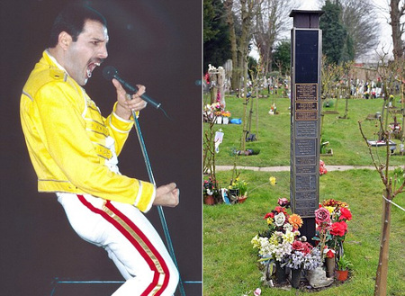 Detail Makam Freddie Mercury Nomer 8