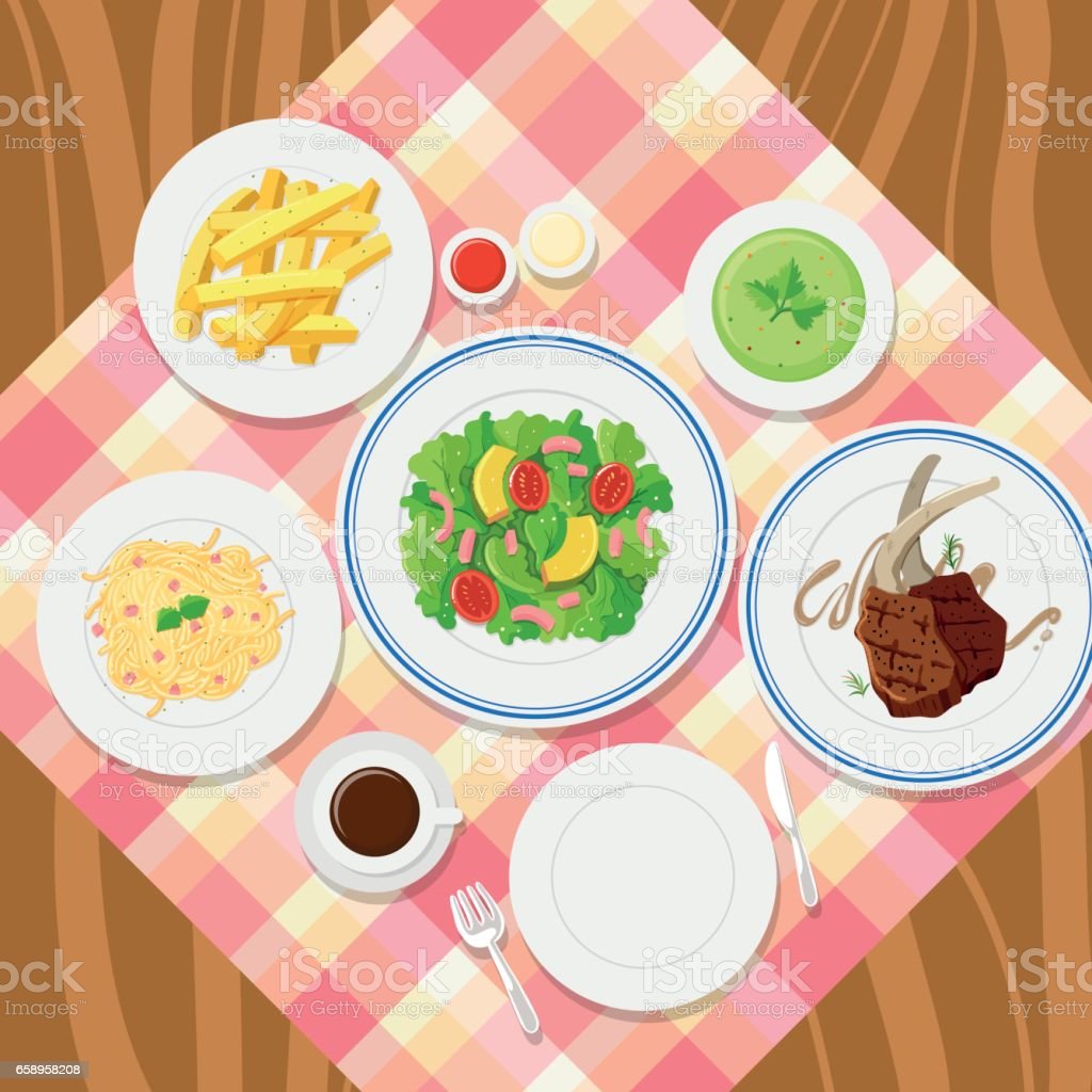 Detail Makanan Di Atas Meja Nomer 11