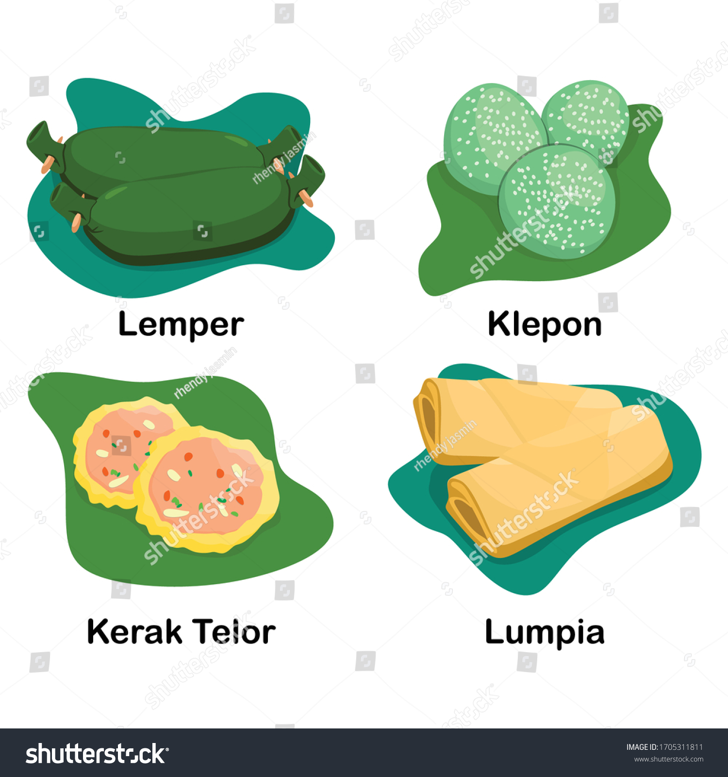 Detail Makanan Khas Indonesia Vector Nomer 3