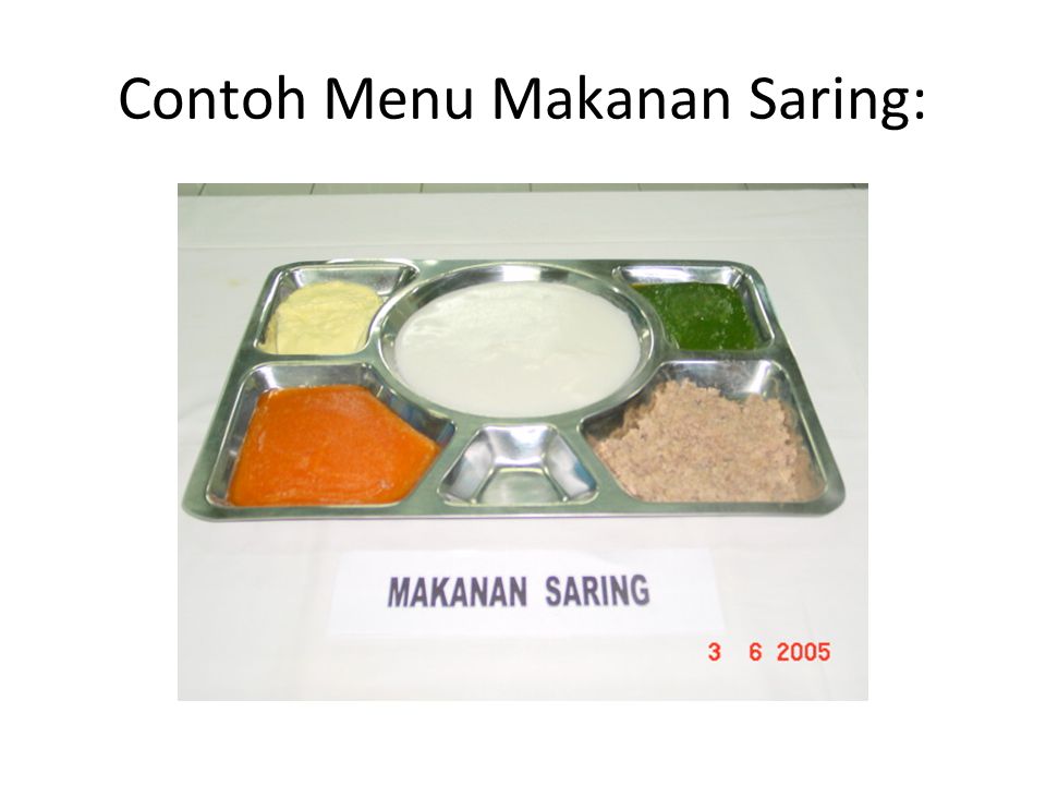 Detail Makanan Saring Rumah Sakit Nomer 10