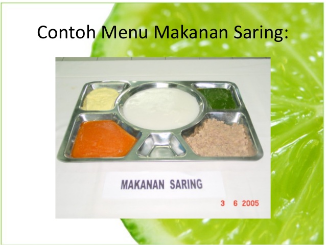 Detail Makanan Saring Rumah Sakit Nomer 21