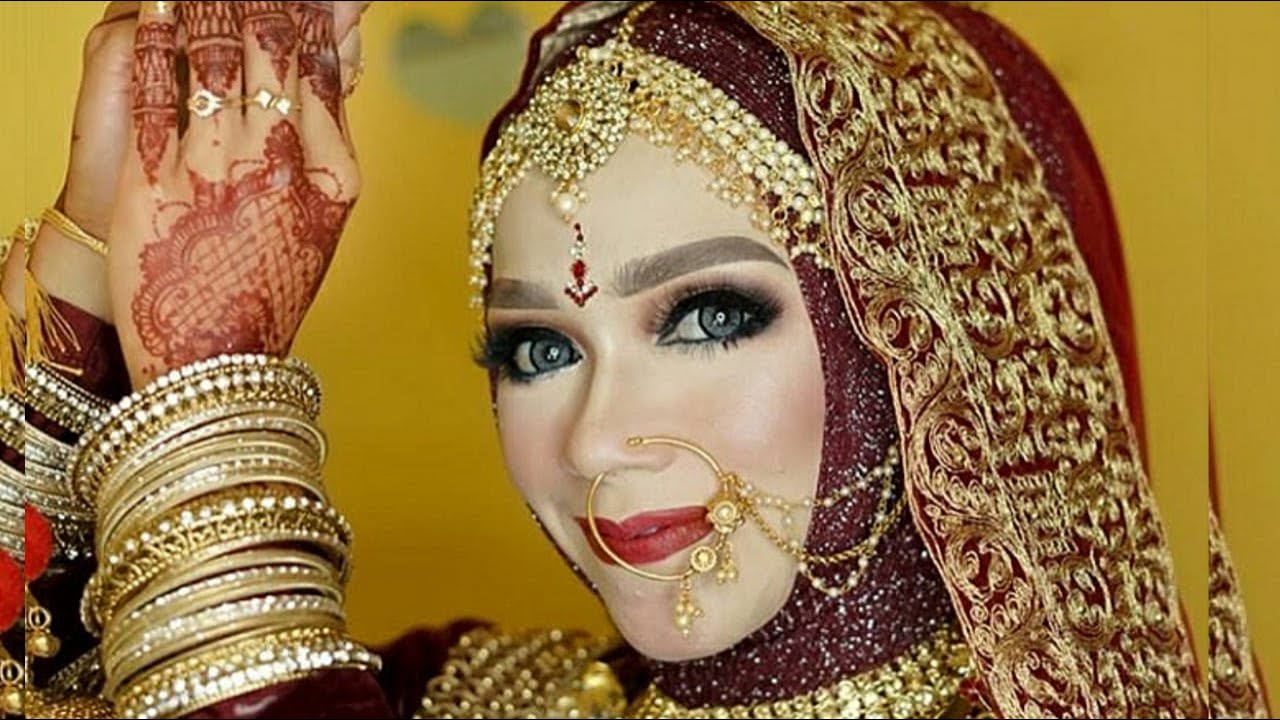 Detail Make Up Pengantin India Hijab Nomer 22