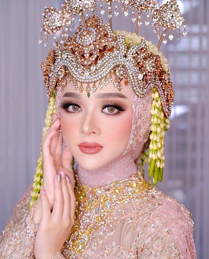 Detail Make Up Pengantin India Hijab Nomer 33