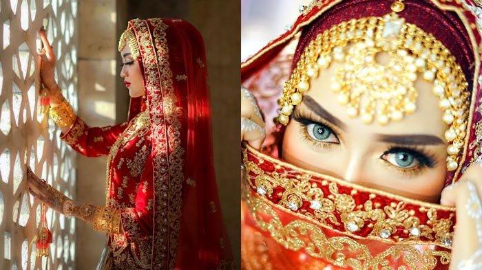 Detail Make Up Pengantin India Hijab Nomer 37