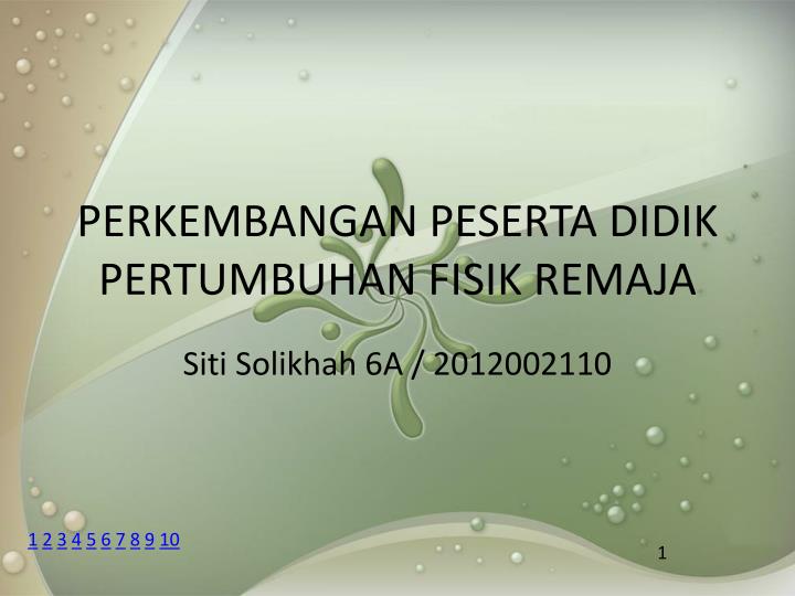 Detail Perkembangan Peserta Didik Ppt Nomer 23