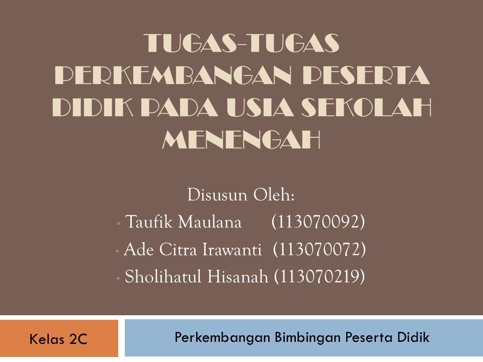 Detail Perkembangan Peserta Didik Ppt Nomer 35