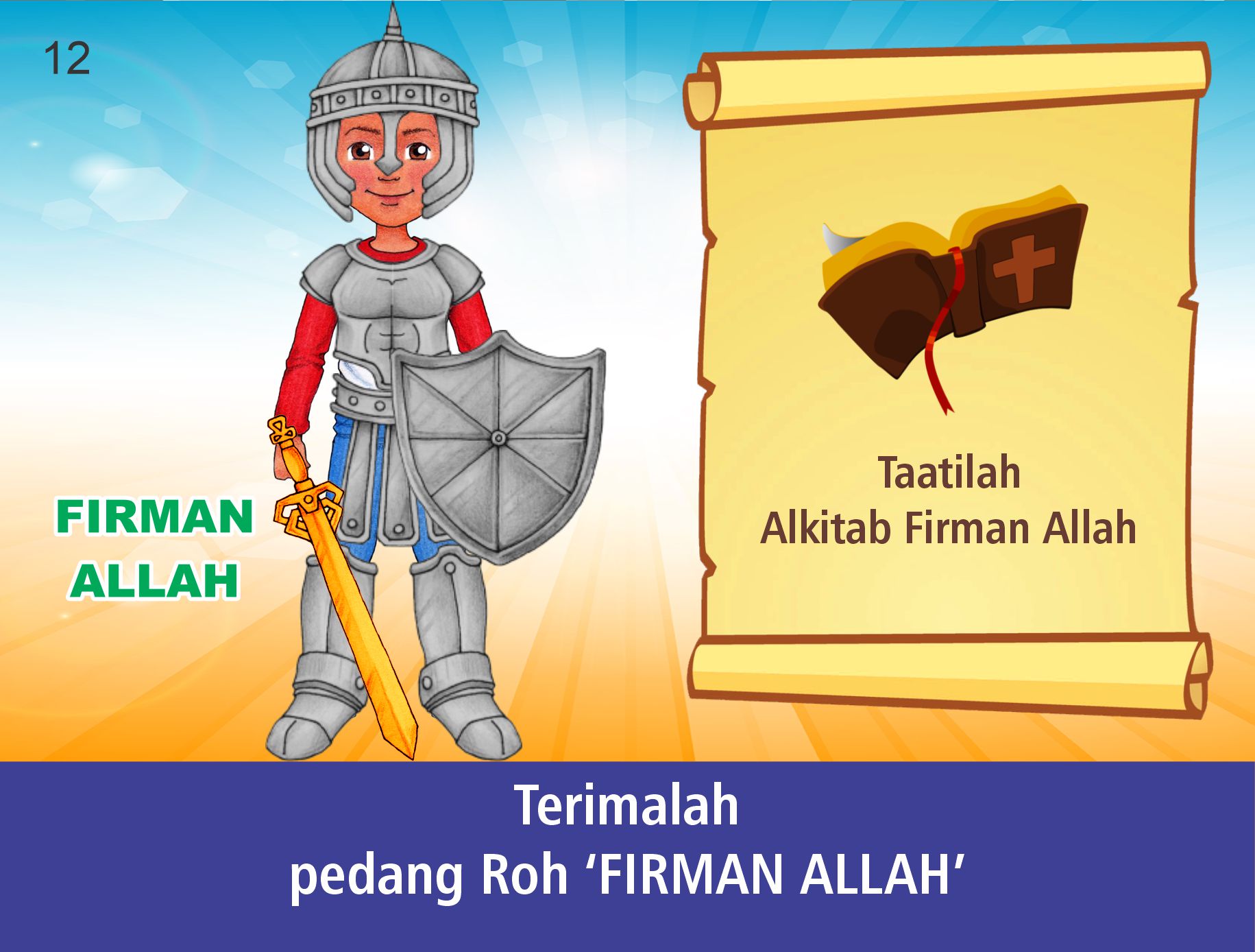 Detail Perlengkapan Senjata Allah Sekolah Minggu Nomer 8