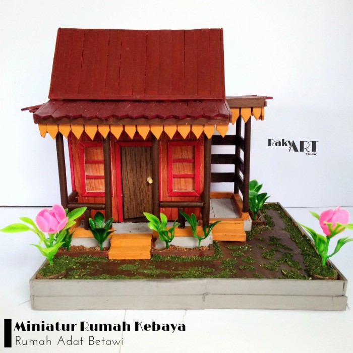 Detail Maket Rumah Adat Betawi Nomer 9