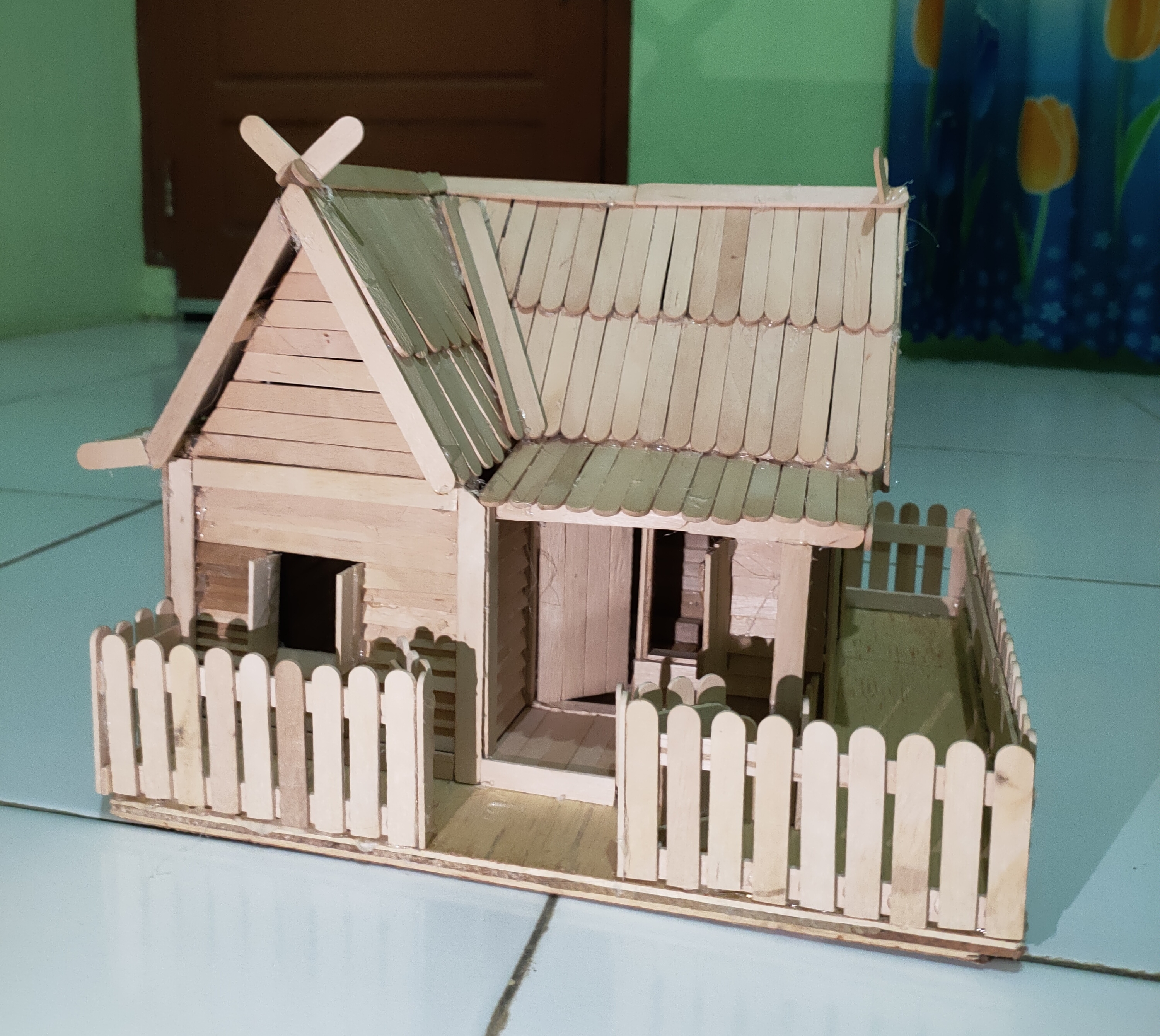 Detail Maket Rumah Dari Stik Es Krim Nomer 16