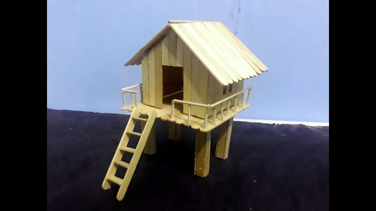 Detail Maket Rumah Dari Stik Es Krim Nomer 46