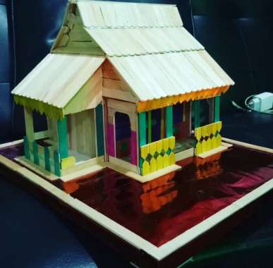 Detail Maket Rumah Kebaya Dari Kardus Nomer 40