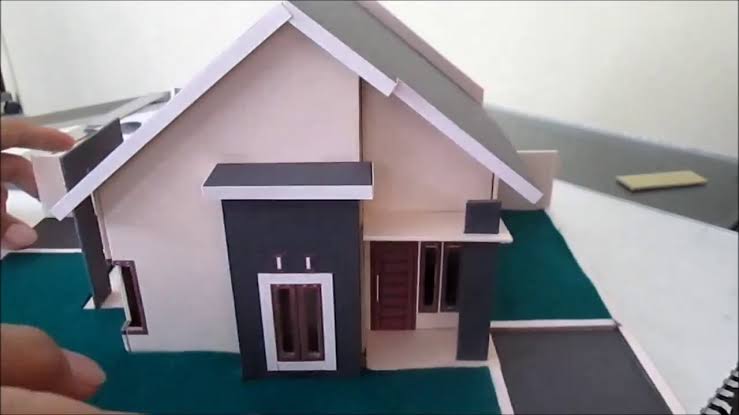 Detail Maket Rumah Sederhana Dari Kardus Nomer 11