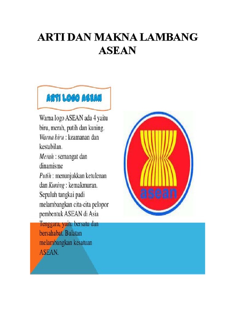 Detail Makna Lambang Asean Dan Gambarnya Nomer 16