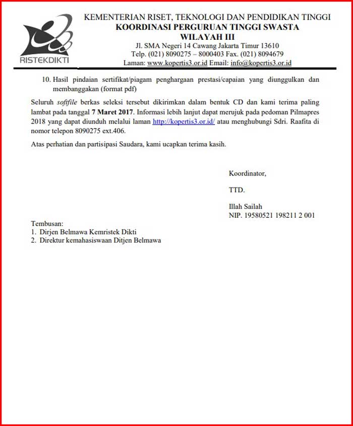 Detail Maksud Cc Dalam Surat Nomer 20