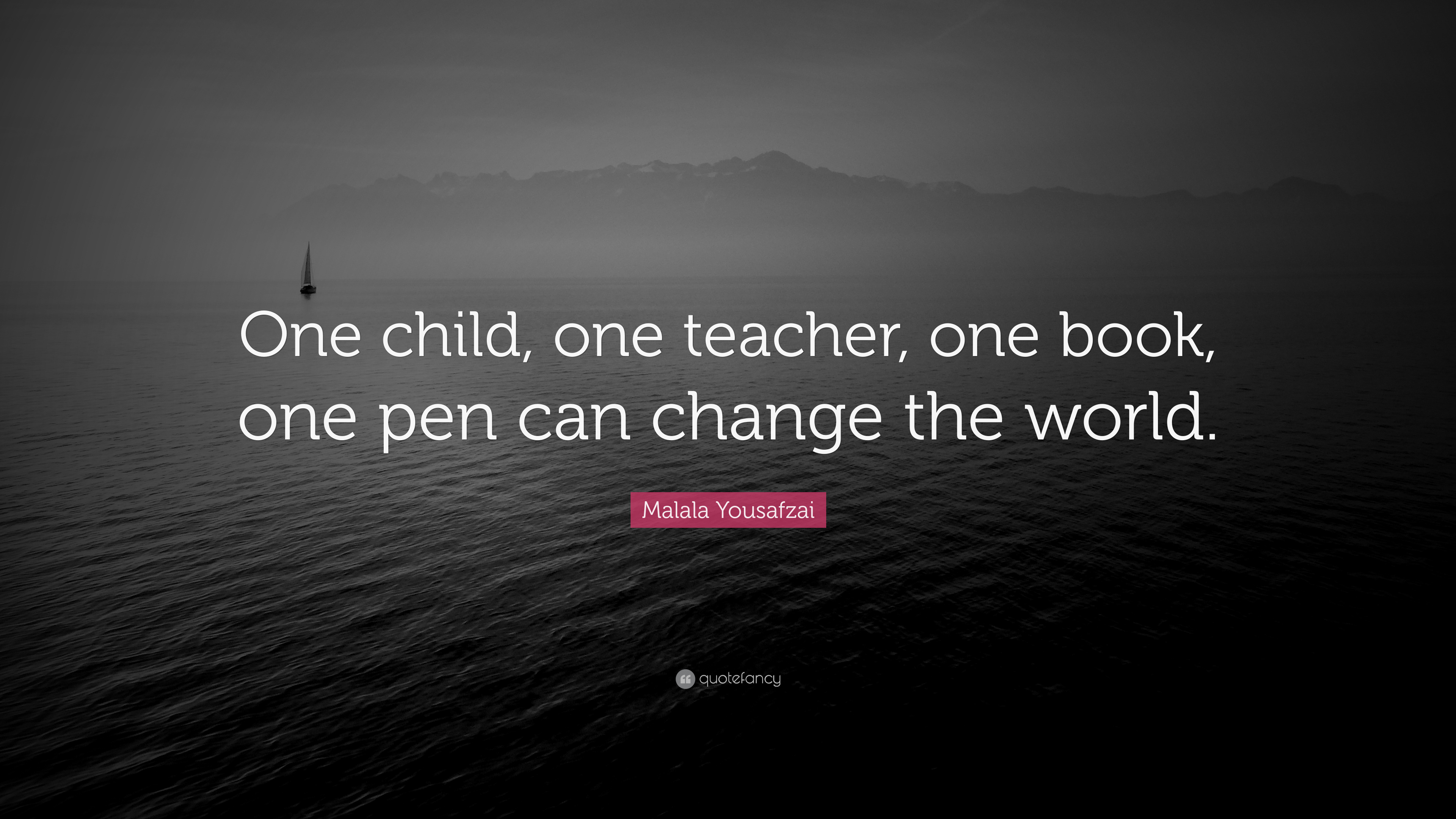 Detail Malala Yousafzai Quotes One Child Nomer 12